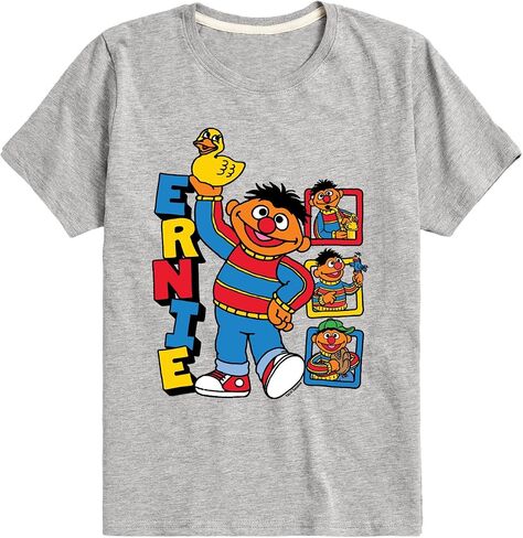 Sesame Street - Ernie - تي شيرت برسومات بأكمام قصيرة للأطفال والشباب in Saudi Arabia