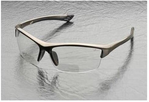 Delta Plus RX-350C 2.0 Diopter Bifocal Safety Glasses, Metallic Brown Frame, Clear Lens in Saudi Arabia