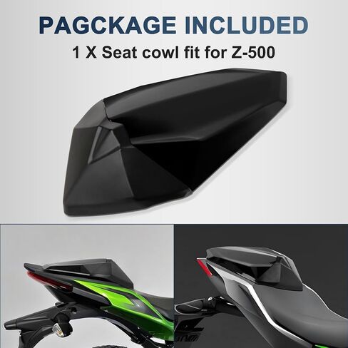 غطاء خلفي للركاب الخلفي للدراجة النارية PSLER غطاء خلفي لـ Z500 Z500 SE Ninja 500 2024-2025 (أخضر) in Saudi Arabia