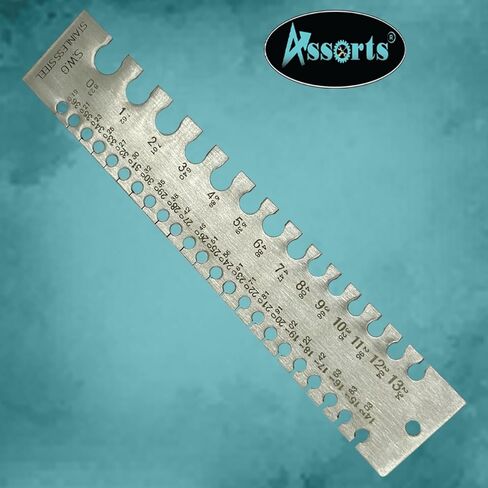 Stainless Steel Wire Gauge Measures Standard and Metric (Linear Scale) in Kuwait
