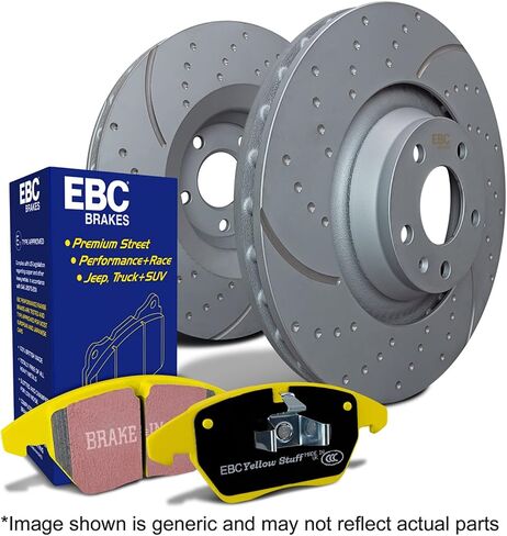 EBC S5KF1454 طقم فرامل المرحلة 5 سوبرستريت، أسود in Saudi Arabia