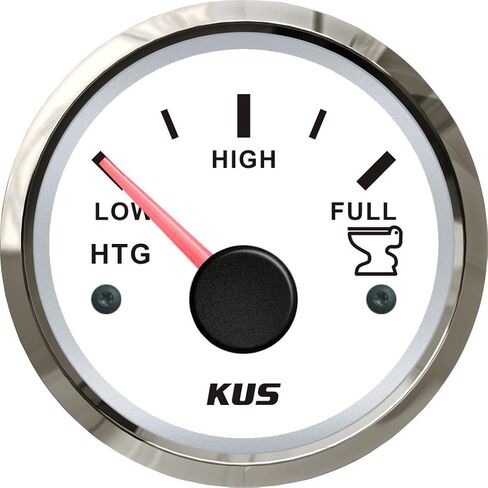 KUS CPGR-BS, 240-33 Ohm, Electric Holding Tank Level Gauge, 12V / 24V, 2" (52mm) with Backlight in Saudi Arabia