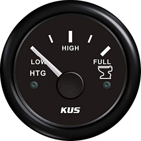 KUS CPGR-BS, 240-33 Ohm, Electric Holding Tank Level Gauge, 12V / 24V, 2" (52mm) with Backlight in Saudi Arabia