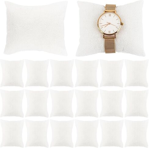 Framendino, 20 Pack Non Woven Bracelet Watch Pillow Display for Jewelry Black in Saudi Arabia