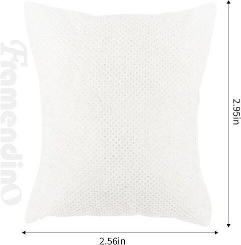 Framendino, 20 Pack Non Woven Bracelet Watch Pillow Display for Jewelry Black in Saudi Arabia