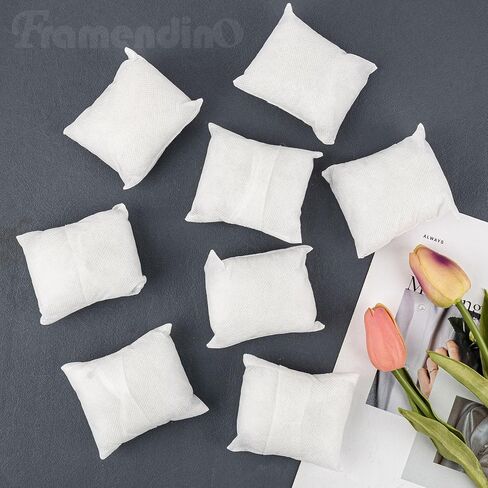 Framendino, 20 Pack Non Woven Bracelet Watch Pillow Display for Jewelry Black in Saudi Arabia