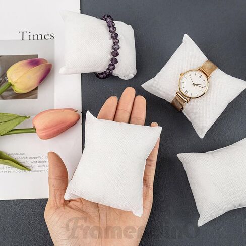 Framendino, 20 Pack Non Woven Bracelet Watch Pillow Display for Jewelry Black in Saudi Arabia