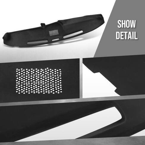 G-PLUS Dash Cover Dashboard Panel Compatible with Ford F100 F150 F250 F350 Bronco 1980 1981 1982 1983 1984 1985 1986 Black in Saudi Arabia