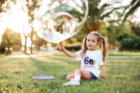 6th Birthday Shirt for Girls, Dress T Shirt for Girls 6 Year Old Gift Outfit Decoration Mermaid Birthday Clothes Style C White in Saudi Arabia
