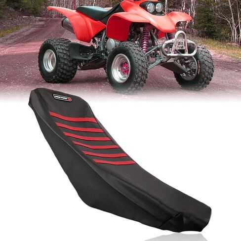 Grip Seat Cover Fit for Honda TRX 400EX / TRX 400EX Seat 1999-2007 Gripper Soft Seat Cover All Black/RED Ribs in Saudi Arabia