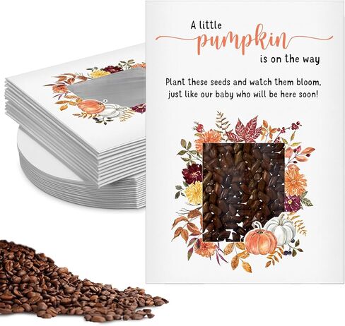 Fumete Baby Shower Party Favor Baby in Bloom Packet أكياس كرافت مع مظاريف نافذة، حقيبة تخزين منظمة قابلة للإغلاق لحفلة الكشف عن الجنس in Kuwait