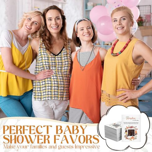 Fumete Baby Shower Party Favor Baby in Bloom Packet أكياس كرافت مع مظاريف نافذة، حقيبة تخزين منظمة قابلة للإغلاق لحفلة الكشف عن الجنس in Kuwait