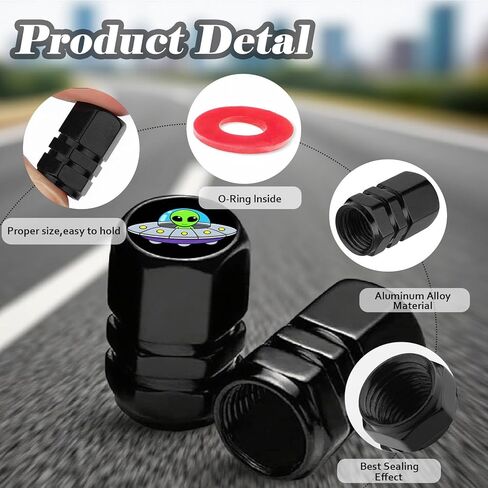 Bigfoot Sasquatch قبعات جذعية لصمام الإطارات مضحك Bigfoot ملحقات السيارة قبعات الإطارات 4 عبوات للسيارات والشاحنات وسيارات الدفع الرباعي والدراجات النارية والدراجات الهوائية وإطارات الدراجات الهوائية وهدايا القدم الكبيرة المثالية للرجال والنساء ديكور in Kuwait