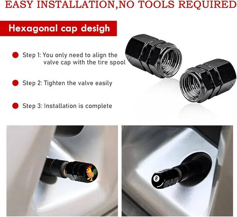 Bigfoot Sasquatch قبعات جذعية لصمام الإطارات مضحك Bigfoot ملحقات السيارة قبعات الإطارات 4 عبوات للسيارات والشاحنات وسيارات الدفع الرباعي والدراجات النارية والدراجات الهوائية وإطارات الدراجات الهوائية وهدايا القدم الكبيرة المثالية للرجال والنساء ديكور in Kuwait