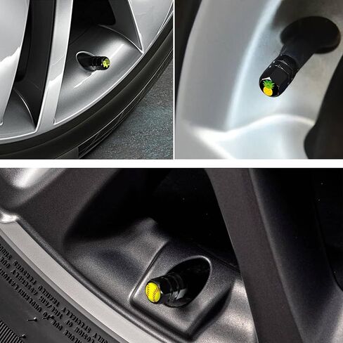 Bigfoot Sasquatch قبعات جذعية لصمام الإطارات مضحك Bigfoot ملحقات السيارة قبعات الإطارات 4 عبوات للسيارات والشاحنات وسيارات الدفع الرباعي والدراجات النارية والدراجات الهوائية وإطارات الدراجات الهوائية وهدايا القدم الكبيرة المثالية للرجال والنساء ديكور in Kuwait