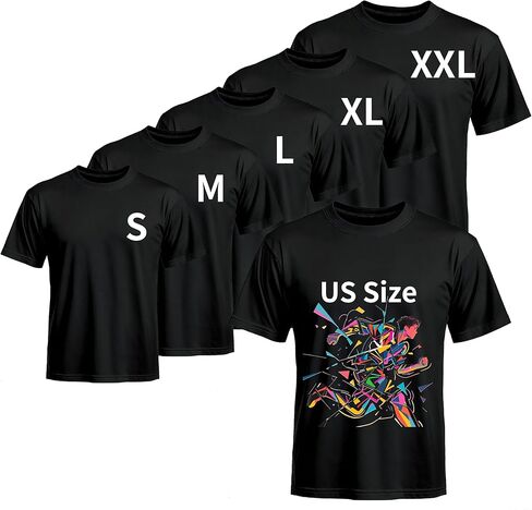 Joyclub 5 PCS Unisex Sublimation Blanks Bulk Polyester T Shirts for Sublimation Crew Neck Short Sleeve Wholesale DIY Gifts in Saudi Arabia