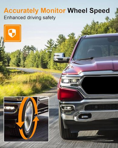 مستشعر سرعة العجلات ABS أمامي وخلفي مناسب لـ Ram 1500 2013-2018 Ram 1500 Classic 2019-2022 استبدال 68053861AB 68053861AC 68053861AD 68231044AB، مستشعر سرعة العجلة 4 قطع in Saudi Arabia