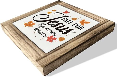 علامة سقوط الخشب، ديكور الخريف، ديكور مكتب لويحات خشبية مربعة، علامة سقوط مضحكة، فن الطاولة الخشبية، علامة ديكور مكتب على الطراز الريفي، ديكور موضوع الخريف للمنزل، أفلام مخيفة، سترات مريحة من توابل اليقطين... in Kuwait