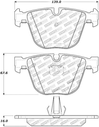 StopTech 309.09190 Sport Brake Pads with Shims and Hardware in Saudi Arabia