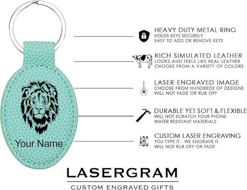 LaserGram Oval Keychain, Airplane Altimeter, Personalized Engraving Included in Kuwait