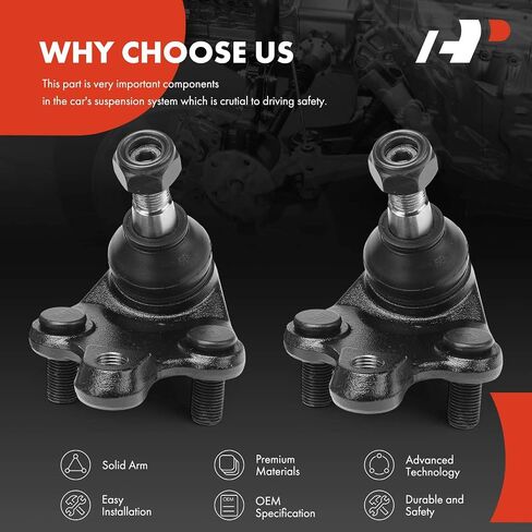 A-Premium 2 x Front Lower Ball Joint, Compatible with Toyota Corolla 2009-2019, Matrix 2009-2013 & Scion tC 2005-2010 in Saudi Arabia