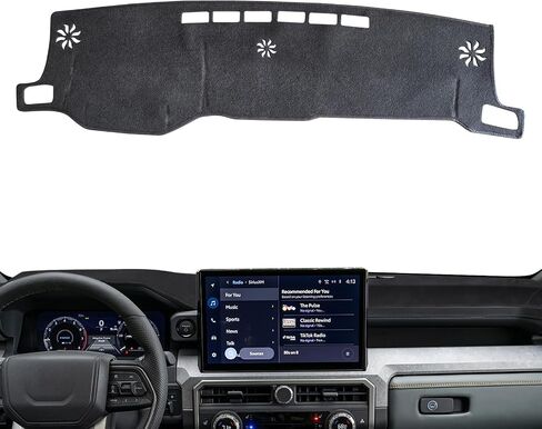 غطاء لوحة القيادة POSAID لسيارة 2016 2017 2018 2019 2020 2021 2022 2023 Toyota Tacoma غطاء لوحة القيادة مناسب خصيصًا لسيارة Toyota Tacoma، أسود in Kuwait