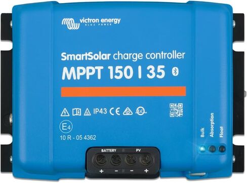 Victron Energy SmartSolar MPPT Solar Charge Controller (Bluetooth) - Charge Controllers for Solar Panels - 150V, 45 amp, 12/24/36/48-Volt in Kuwait