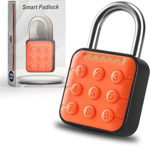 DELSWIN Combination Lock for Locker - 6-Digit Combo Lock Waterproof Smart Padlock for School Gym Lockers, Gates, Fence and Storage Unit (Black) in Saudi Arabia