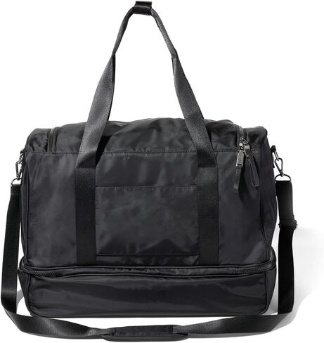 Baggallini Deluxe Fifth Avenue Weekender - Lightweight 18x9x14 Inch Overnight Carry on Travel Bag in Saudi Arabia