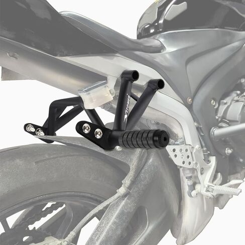 Xitomer Steel Peg Sub Cage Support Stunt Fit for CBR600RR 2007-2012 Rear Footrests Step Plate Stunt Passenger Peg Guard in Saudi Arabia