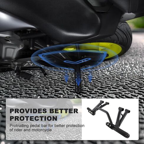 Xitomer Steel Peg Sub Cage Support Stunt Fit for CBR600RR 2007-2012 Rear Footrests Step Plate Stunt Passenger Peg Guard in Saudi Arabia