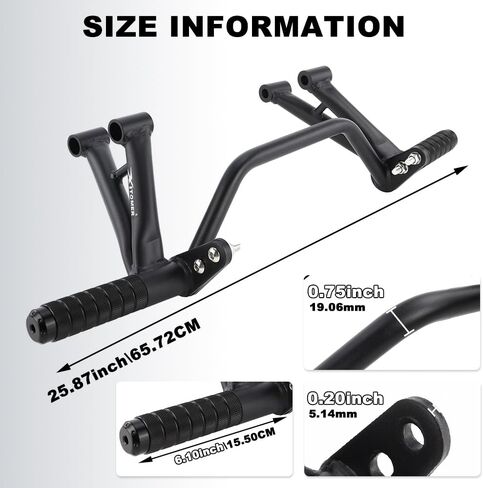 Xitomer Steel Peg Sub Cage Support Stunt Fit for CBR600RR 2007-2012 Rear Footrests Step Plate Stunt Passenger Peg Guard in Saudi Arabia