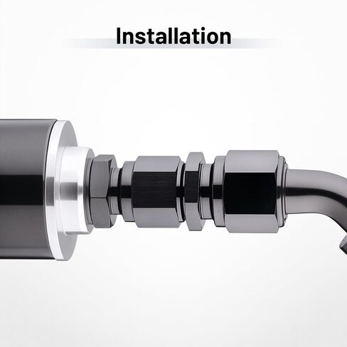 EVIL ENERGY AN Female Swivel to AN Male Flare Expander Fitting Adapter Aluminum Black 1PC in Saudi Arabia