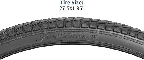YUNSCM 2-PCS 27.5" إطارات الدراجة 27.5x1.95/53-584 و27.5" أنابيب الدراجة شديدة التحمل صمام بريستا مع شريطين حافة متوافق مع إطارات وأنابيب الدراجة 27.5x1.75 27.5x1.9 27.5x1.95 27.5x2 (ف-1440) in Saudi Arabia