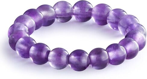 Natural Gemstone Stretch Beaded Rings for Women Stackable Dainty Elastic Crystal Rings Jewelry in Saudi Arabia