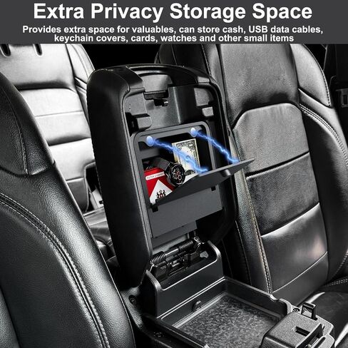 Front Under Seat Storage Organizer for Jeep Wrangler JL JLU 2018-2025 & Gladiator JT 2020 2021 2022 2023 2024 2025 Accessories Hidden Center Console Organizer, 2PCS (Not for Power Seat) in Saudi Arabia