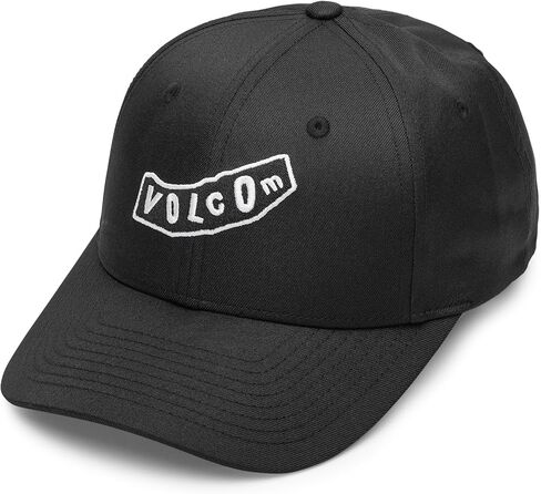 قبعة Volcom الرجالية Snapback - قبعة ذات حافة مسطحة قابلة للتعديل مع شعار مطرز in Kuwait