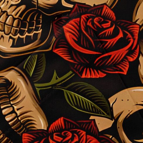 قمصان للجنسين برقبة على شكل حرف V وطبعة جمجمة فضفاضة وأكمام قصيرة وقمصان للرضاعة مع جيوب in Kuwait