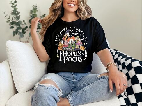 سويت شيرت بطبعة ميني آند فريندز لعيد الهالوين للنساء in Kuwait