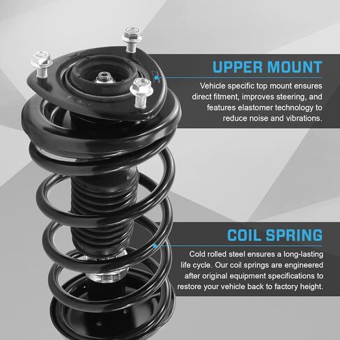 Unity One Rear Air Spring to Coil Spring Conversion Kit Direct Replacement for Mercedes E320 E350 E500 | Rear Kit, (PN: CK30513100-AMZ) in Saudi Arabia