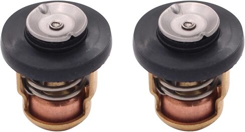 6E5-12411-00 6E5124110 2PCS Thermostat Fits for Yamaha 2 stroke 3-250HP 40 50 60 70 90 115 130 150 200 225 2-Stroke in Saudi Arabia