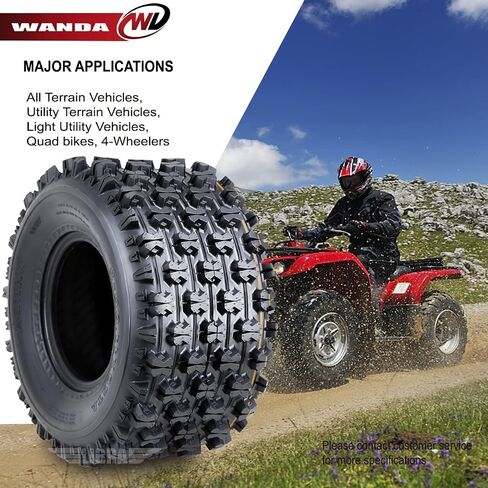 مجموعة واندا 4 إطارات رياضية ATV 22x7-10 و20x11-9 سباق GNCC لـ 2006-2017 Can Am DS 250 in Saudi Arabia