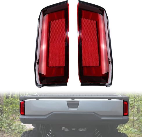مصابيح خلفية LED لـ Polaris Ranger XD 1500، مصابيح إشارة الفرامل الخلفية الجانبية المقاومة للماء لـ Polaris Ranger XD 1500 NorthStar 2024 2025 (استبدال #2415904، #2415905، قطعتان) in Kuwait