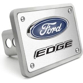 مصنوع من أجل شعار Ford Edge ثلاثي الأبعاد مصقول بسمك 3/8 بوصة من الألومنيوم السميك بغطاء وصلة سحب 2 بوصة in Kuwait