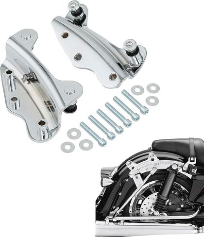 TCT-MT 4 Point Docking Hardware Kit Fit For Harley 2009-2013 Touring Road King, Road Glide, Street Glide, FLHR, FLHRC, FLHT, FLHX, FLTR,FLTRX, FLHRSE5, FLHXSE/2/3, FLTRSE3, FLTRXSE/2 Chrome 2012 11 10 in Saudi Arabia