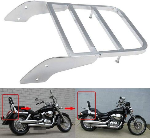 Cnaloo12 for HONDA Spirit 750 2001-2008 /Shadow Steed VLX600 99-07 Sissy Bar Luggage Rack in Saudi Arabia