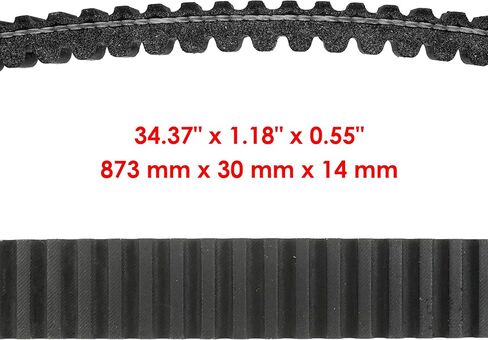 Caltric Drive Belt Compatible with Yamaha Kodiak 450 Yfm450 Yfm 450 4X4 2003-2006 in Saudi Arabia