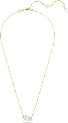 Swarovski Mesmera necklace, Heart, White, Gold-tone finish in Saudi Arabia