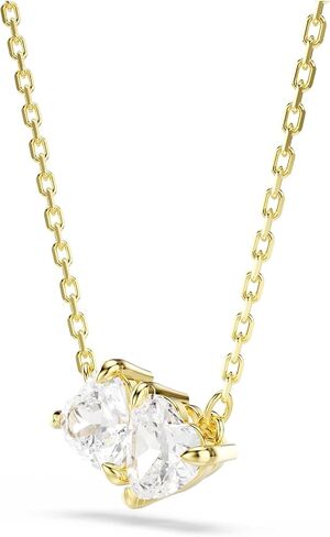 Swarovski Mesmera necklace, Heart, White, Gold-tone finish in Saudi Arabia