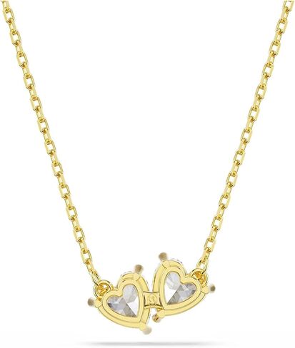Swarovski Mesmera necklace, Heart, White, Gold-tone finish in Saudi Arabia